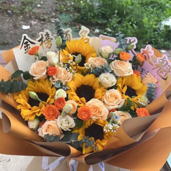 六盘水六枝特区送高考生什么花